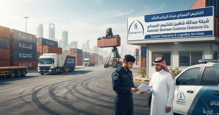 أنجز إجراءات التخليص الجمركي في ميناء الرياض الجاف بسرعة واحترافية مع تقليل زمن الفسح وإنهاء المعاملات الجمركية بدقة وفق الأنظمة السعودية