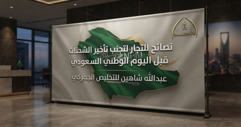تعرّف على أهم النصائح للتجار لتجنب تأخير الشحنات قبل اليوم الوطني السعودي وتسريع إجراءات التخليص الجمركي وتجهيز المستندات مسبقًا.