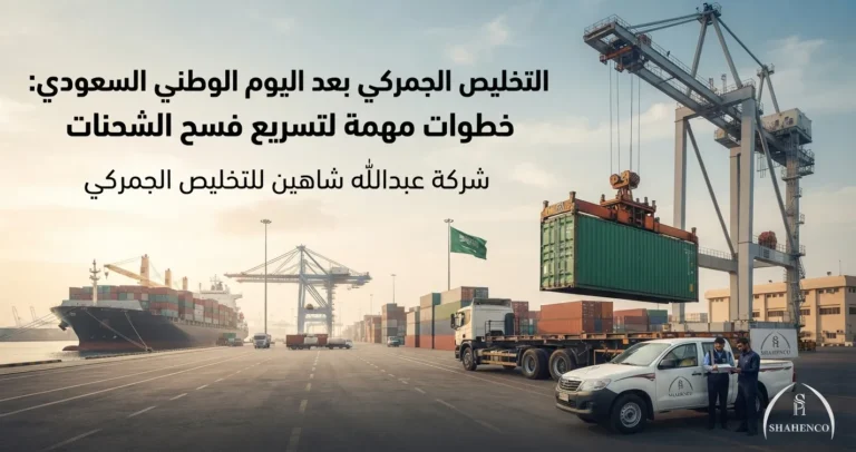 تعرف على إجراءات التخليص الجمركي بعد اليوم الوطني السعودي، وأهم المستندات والخطوات لتسريع فسح الشحنات وتجنب التأخير بعد انتهاء الإجازة.